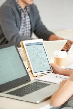 Programmer planning work 库存照片