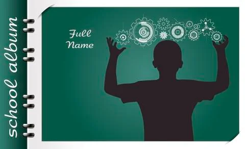 Programmer school album 스톡 일러스트