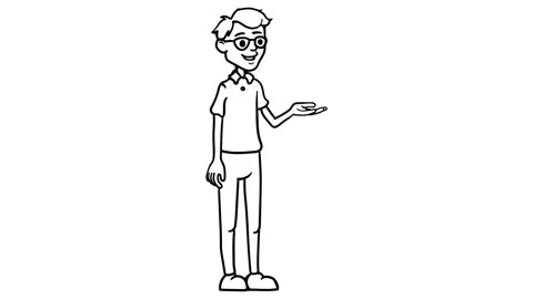 Programmer Show whiteboard animation 4K footage Stock Footage 116578564