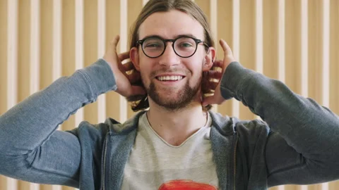 Programmer, smile and face of a man at a startup, corporate coding and working Stock Footage 224848782