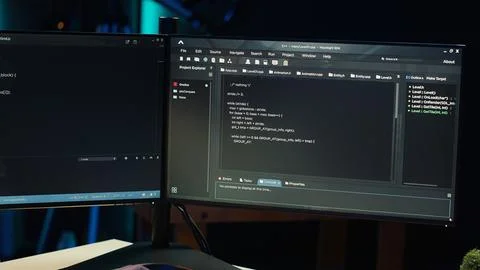 Programmer teleworking from own apartment filtering malicious traffic Photos
