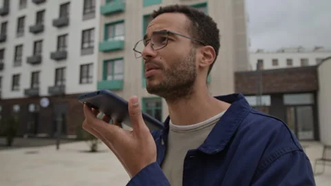 Programmer Using Smartphone Video stock 320004345
