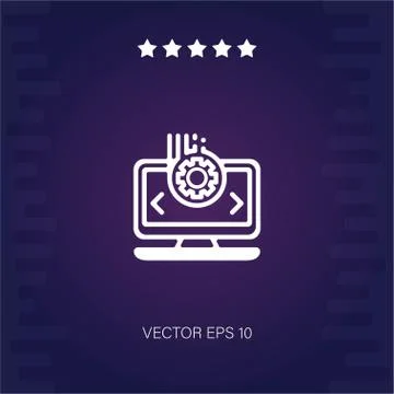 Programmer vector icon Stock-Illustration