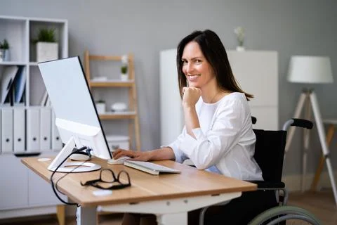Programmer Woman Coding On Computer Foto stock