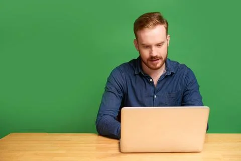 Programmer working on laptop 写真素材