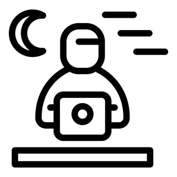 Programmer working late at night on laptop coding project Illustrazione stock