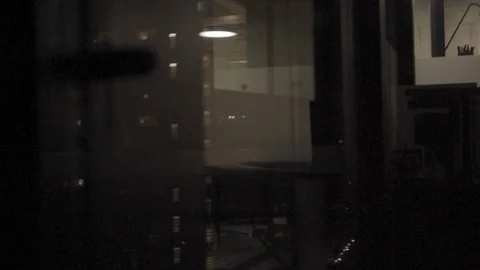 Programmer Working Late in the Office, Coding at his Desk Stock Footage 126502131