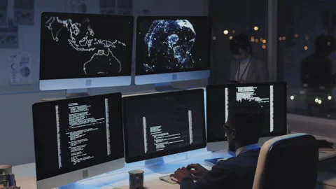 Programmer Working in Office Stock-Footage 171057637