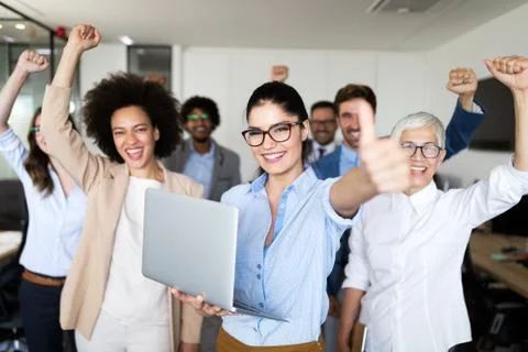 Programmer working in a software developing company office. Staff portrait Stock Photos