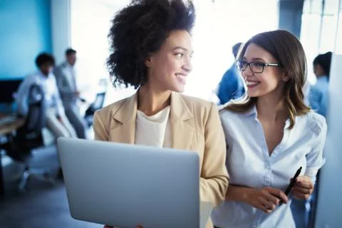 Programmer working in a software developing company office Stock Photos
