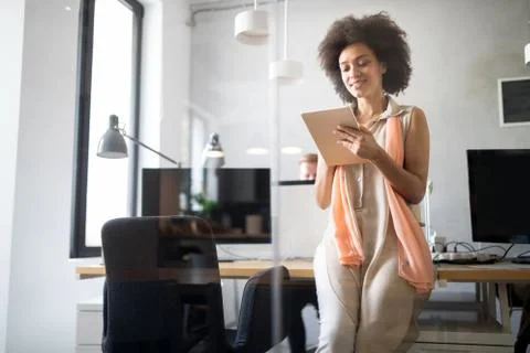 Programmer working in a software developing company office Stock Photos