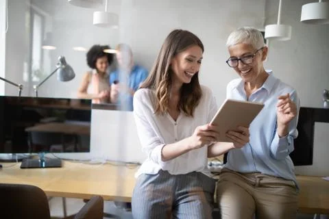 Programmer working in a software developing company office Stock Photos