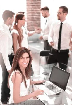 Programmer working at software development company office Stock Photos