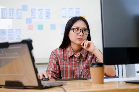 Programmers and developer teams are coding and developing software 库存照片