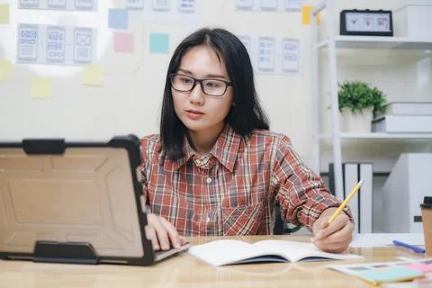 Programmers and developer teams are coding and developing software Stockfoto's