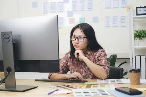 Programmers and developer teams are coding and developing software Stock Photos