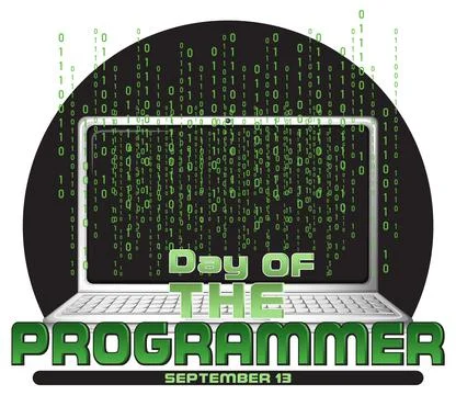 Programmers' Day Banner Design Stock-Illustration