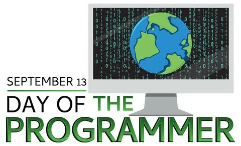 Programmers' Day Banner Design Stock-Illustration