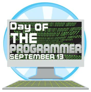 Programmers' Day Banner Design Stock-Illustration