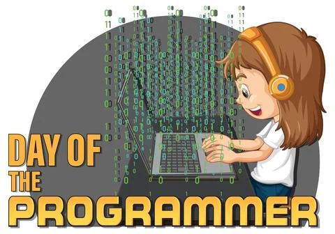 Programmers' Day Banner Design Stock-Illustration