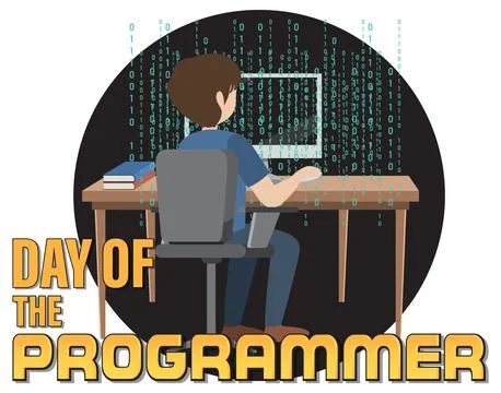 Programmers' Day Banner Design Stock-Illustration