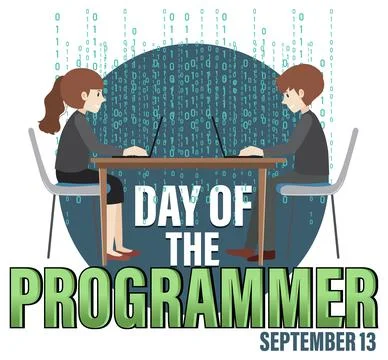 Programmers' Day Banner Design Stock-Illustration
