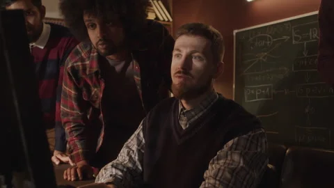 Programmers Discussing Startup Project Stock Footage 263301145