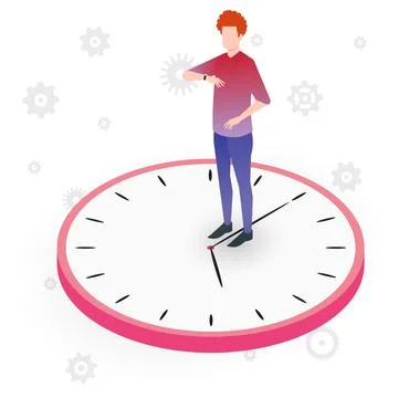 Programmers hackers freelancers overworked Stock-Illustration