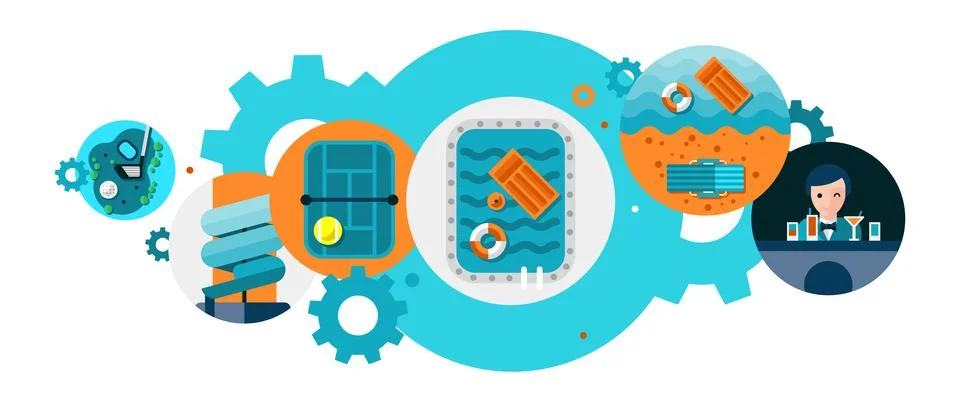 Programmers hackers freelancers overworked Stock-Illustration