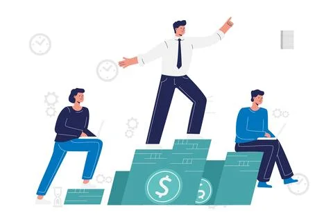 Programmers hackers freelancers overworked Stock Photos