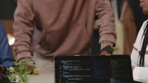 Programmers Having Team Meeting in Office Stock Footage 271732614