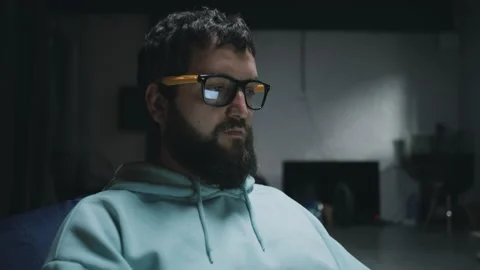 Programmers hearing an explosion during war Stock Footage 187610012