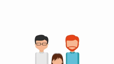 Programmers team with set icons Video stock 115511939