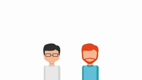 Programmers team with set icons Video stock 115512972