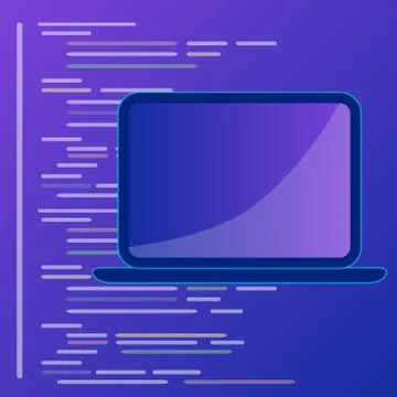 Programming and coding concept, website development, Web Design. Stock Illustration