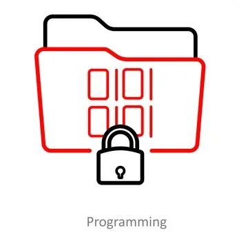 Programming And Coding Icon Concept Stock Illustration