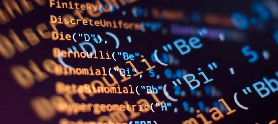 Programming and coding technologies. Developer working on web Stockfoto's