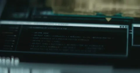 Programming and system control interface Stock Footage 314457919