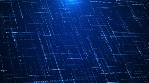 Programming binary digits. Modern technology hex code. Futuristic digital Stock Footage 312442924