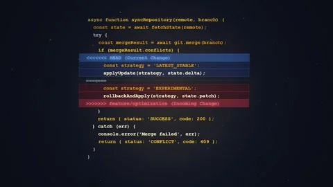Programming Code Abstract Background with Highlighted Lines, Technology Conce Stock Footage 348794990