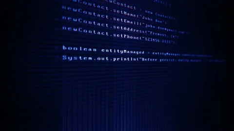Programming code abstract technology animation background. Stock Footage 172112117
