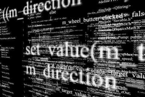 Programming code abstract technology background イラスト素材