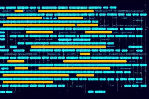 Programming code abstract technology background of software developer. Stock Illustration