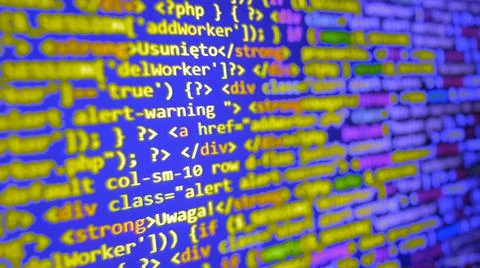 Programming code abstract technology background of software developer 스톡 사진