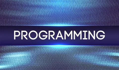 Programming code abstract technology background.Web Developer Javascript Stock Illustration