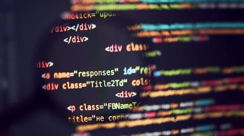 Programming code background. Abstract code background Stock Photos