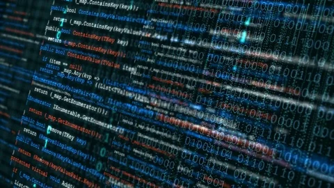 Programming Code Background. Stock Footage 75097069
