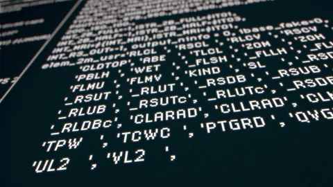 Programming code being typed onto a PC screen Stock Footage 344961168