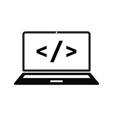 Programming code. Coding icon. Writing code. Isolated vector illustration. Stock Illustration