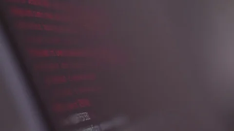 Programming code development scrolling on computer screen 4k Stock Footage 82706919